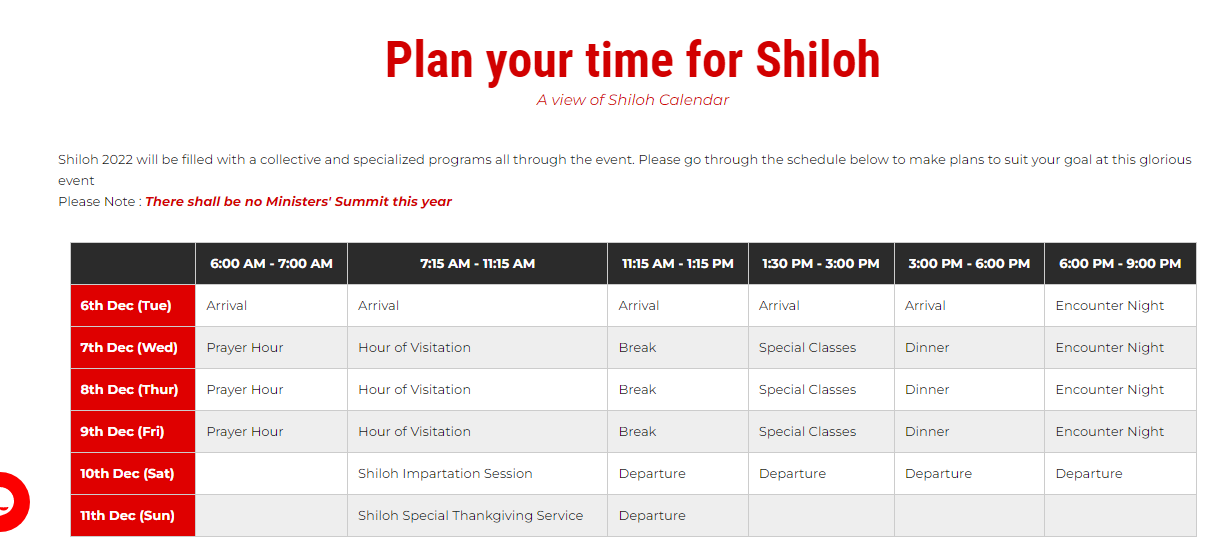 Prayer Hour Shiloh 2022 Covenant Highways Living Faith Church